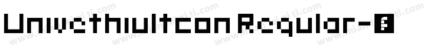 Univethiultcon Regular字体转换